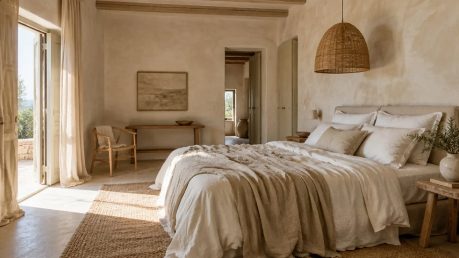 Slaapkamer in de villa