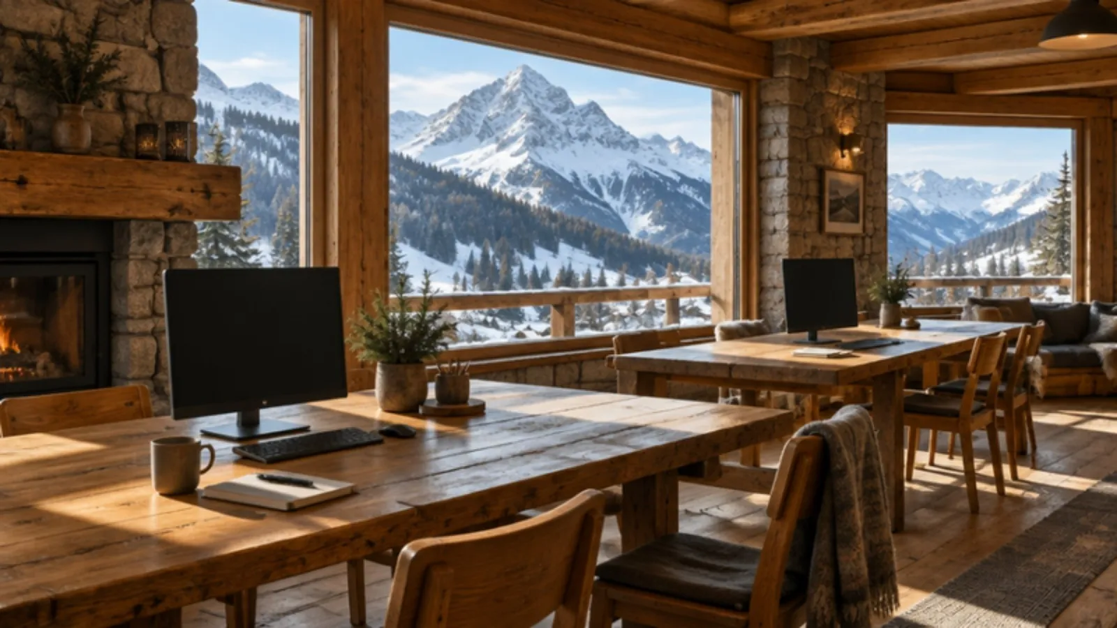Werkruimte in Berghotel Jaga Alm